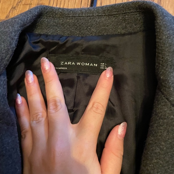 Zara tailored double breasted coat - Picture 2 of 4